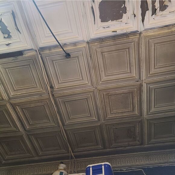 Vintage 1907 Tin Ceiling Tiles - Picture 2 of 3